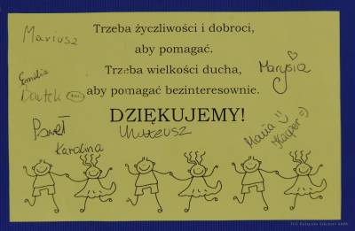 Słodycze dla dzieci z Placówki Opiekuńczo-Wychowawczej nr 1 w Gdyni oraz Hospicjum św. Wawrzyńca - 19.06