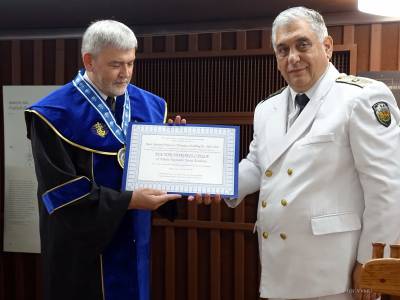 Kontradmirał prof.  T. Szubrycht doktorem honoris causa VVMU N. J. Vaptsarov w Bułgarii - 12.09
