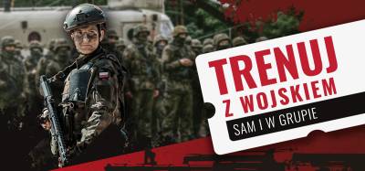 „Trenuj z wojskiem” - szkolenia wojskowe dla każdego - AMW - 21 października 2023 r.