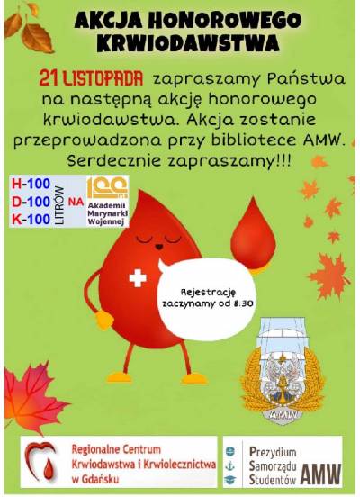 Akcja Krwiodawstwa 21.11.2022 r.
